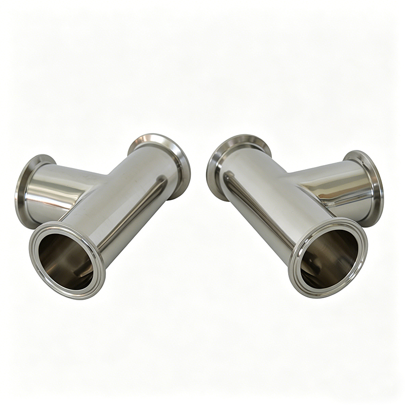 Sanitary 3A Clamp Tee SS304 SS316L Tri Clamp Tee Fitting Stainless Steel Polishing 3A Clamp Pipe Fitting