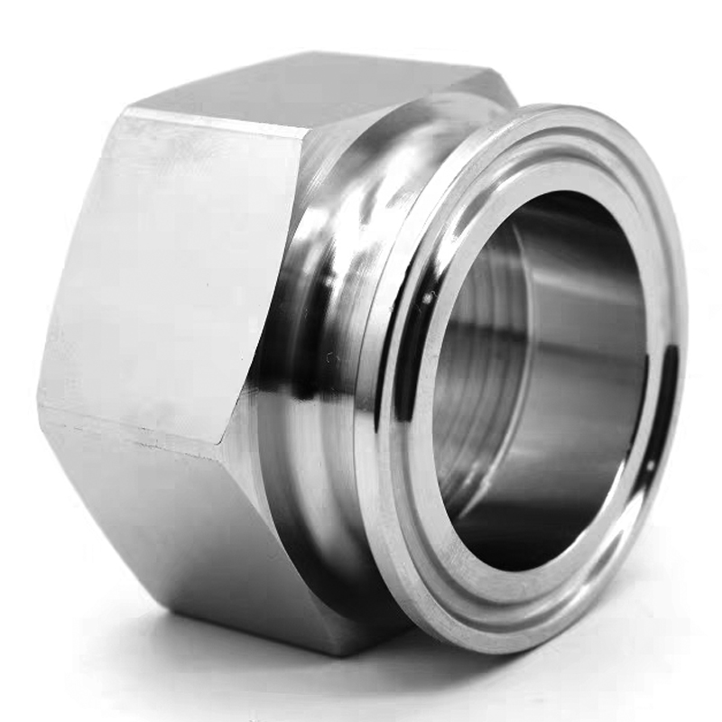 Stainless Steel 304 Sanitary Tri Clamp Male NPT Thread Adapter Pipe Fitting