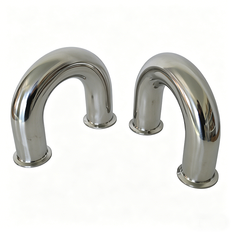Dairy Stainless Steel Sanitary Pipe Fitting Tri-Clamp U Type 180 Degree Elbow