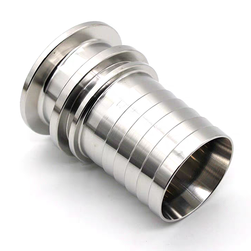 Stainless Steel Sanitary High Pressure  Tri Clamp Snap Joint Hose Barb