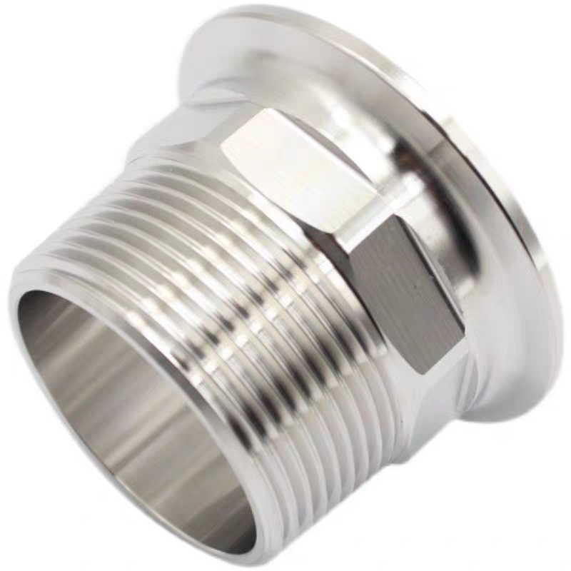 Sanitary 1/4 1/2 1 Inch NPT Bsp Male Female Thread to Triclamp Tri Clamp Adaptor
