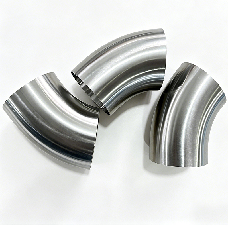 Quick-Delivery Sanitary Butt Weld Food Grade Stainless Steel 45 Degree Elbow