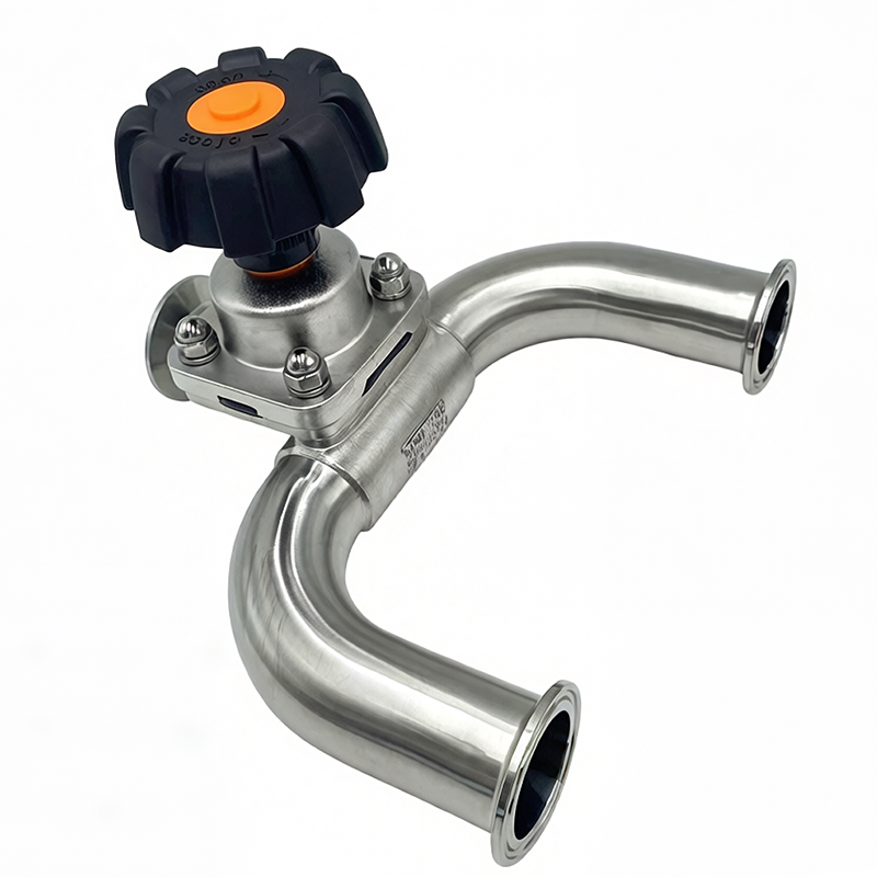 Premium Hygienic U-Type 3 Way Diaphragm Valve for Easy Installation