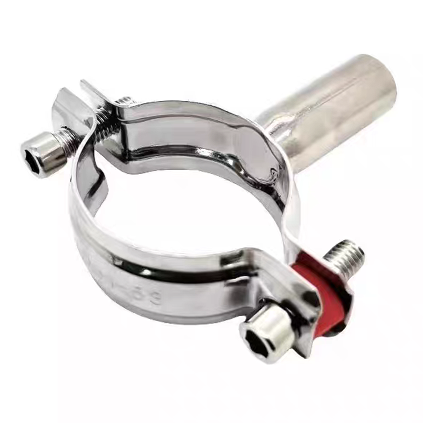 Sanitary Fixed Fitting SS304 Stainless Steel Pipe Clamp Weld Tube Hanger