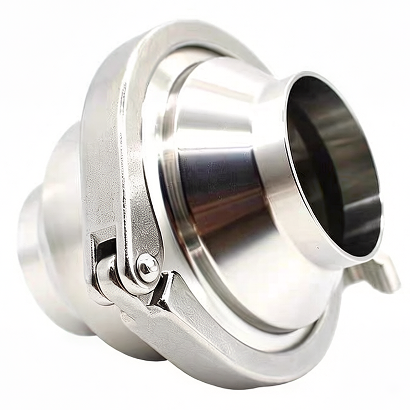 Sanitary 4 Inch Stainless Steel Male Thread NRA Check Valve Butt-Weld Single Direction Check Valve with Manual