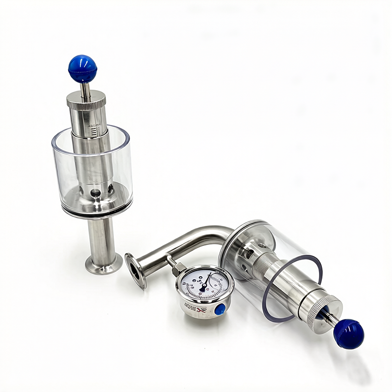 Stainless Steel Sanitary Tri Clamp Air Evacuation Beer Spunding Valve for Fermentation