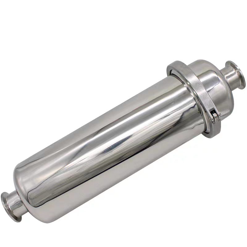 304 316 Tri Clamp DIN Stainless Steel Ss Sanitary Hygienic in-Line Inline Type Strainer