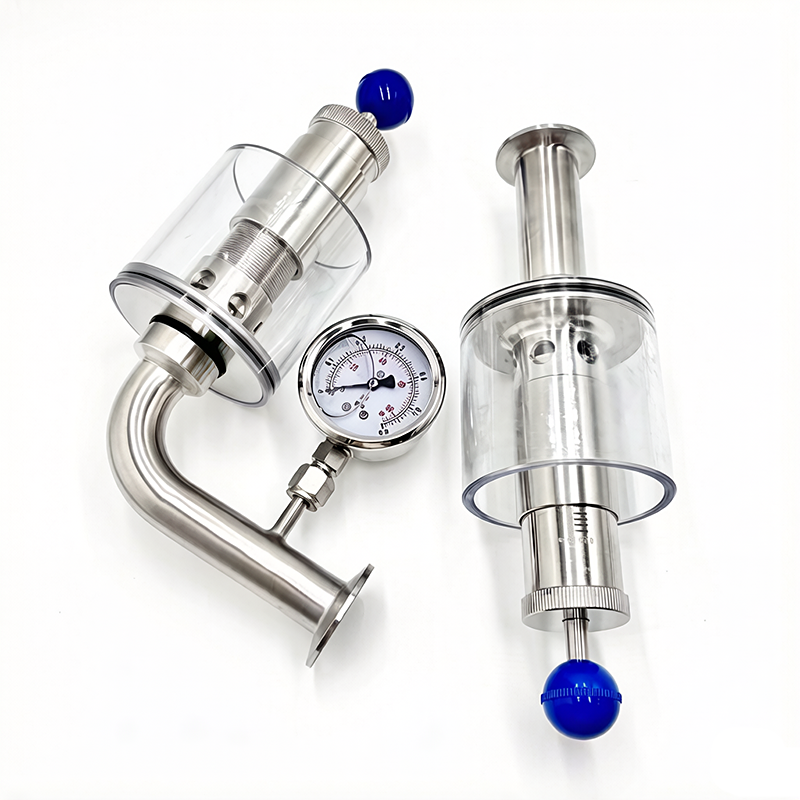 Stainless Steel Sanitary Tri Clamp Air Evacuation Beer Spunding Valve for Fermentation