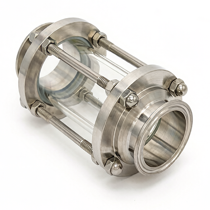 Stainless Steel Sanitary Tubular DIN Tri Clamp Circular Sight Glass