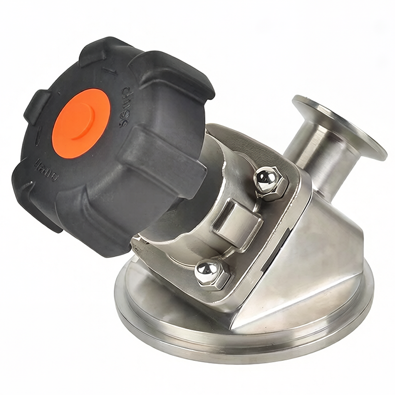 Sanitary Stainless Steel 316L Valves EPDM and PTFE Stainless Steel Tank Bottom Diaphragm Valve